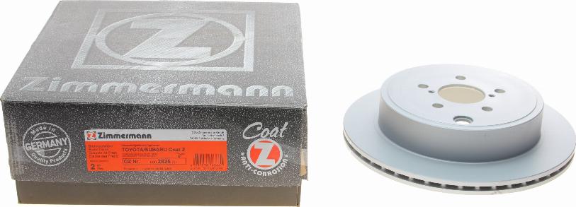 Zimmermann 590.2826.20 - Bremžu diski www.autospares.lv