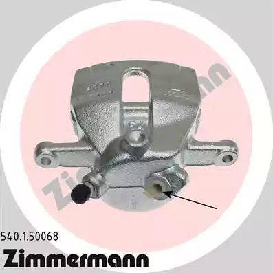 Zimmermann 540.1.50068 - Brake Caliper www.autospares.lv