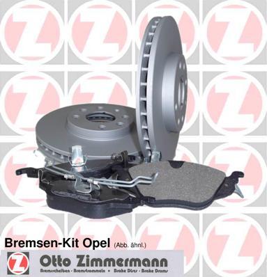 Zimmermann 640.4202.00 - Brake Set, disc brakes www.autospares.lv