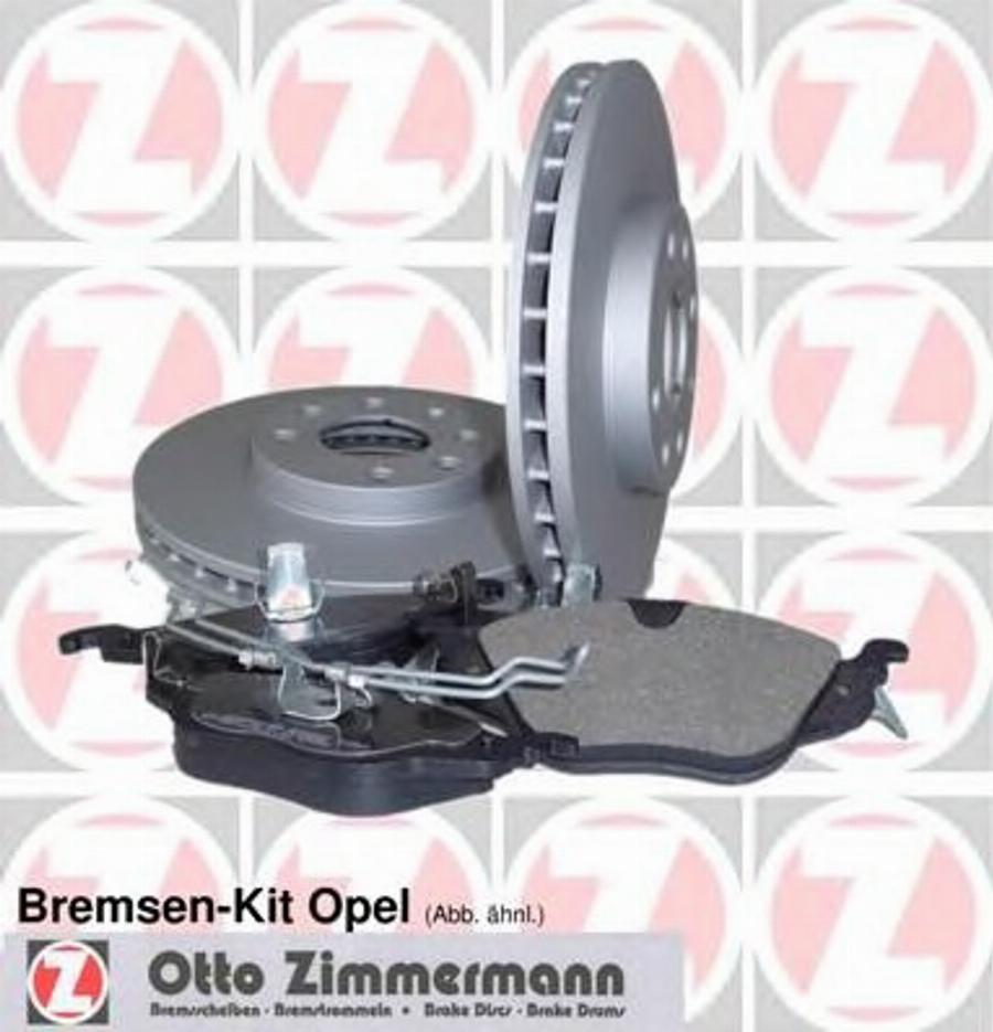 Zimmermann 640.4200.00 - Bremžu komplekts, Disku bremzes www.autospares.lv