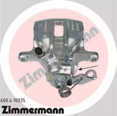 Zimmermann 600.4.10035 - Brake Caliper www.autospares.lv