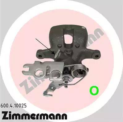 Zimmermann 600.4.10025 - Тормозной суппорт www.autospares.lv