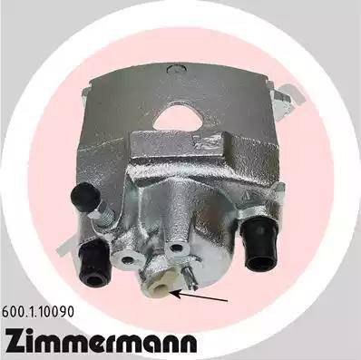 Zimmermann 600.1.10090 - Bremžu suports www.autospares.lv