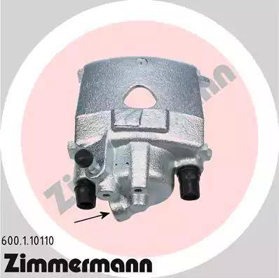 Zimmermann 600.1.10110 - Bremžu suports www.autospares.lv