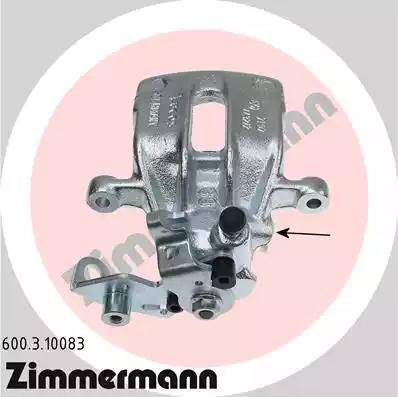 Zimmermann 600.3.10083 - Тормозной суппорт www.autospares.lv