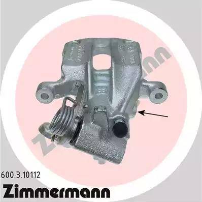 Zimmermann 600.3.10112 - Bremžu suports autospares.lv