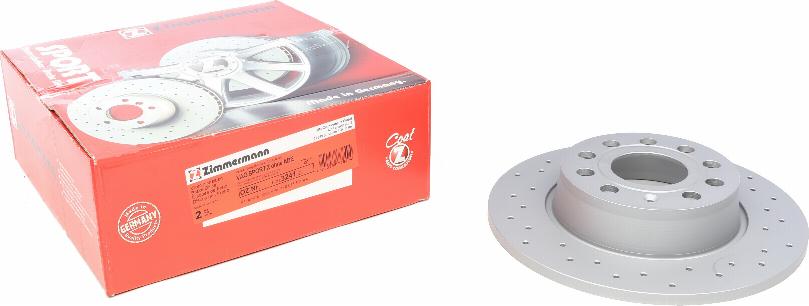 Zimmermann 600.3241.52 - Тормозной диск www.autospares.lv