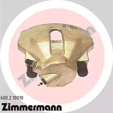 Zimmermann 600.2.10010 - Bremžu suports www.autospares.lv