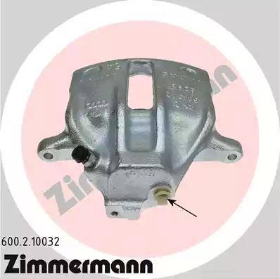 Zimmermann 600.2.10032 - Brake Caliper www.autospares.lv