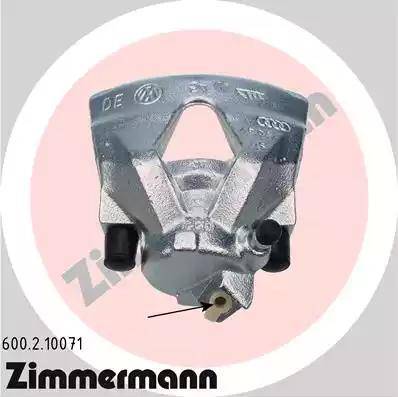 Zimmermann 600.2.10071 - Bremžu suports www.autospares.lv