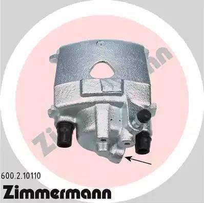 Zimmermann 600.2.10110 - Bremžu suports www.autospares.lv