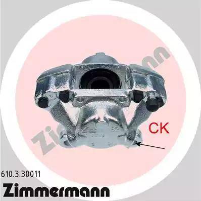 Zimmermann 610.3.30011 - Bremžu suports www.autospares.lv