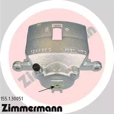 Zimmermann 155.1.30051 - Bremžu suports autospares.lv