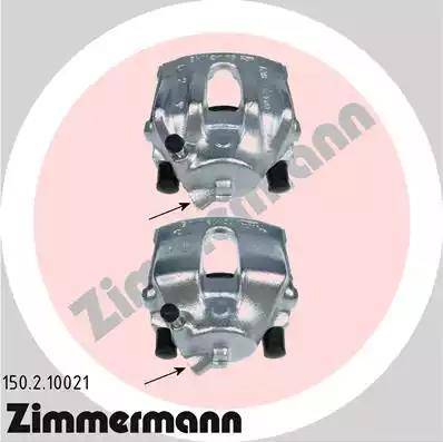 Zimmermann 150.2.10021 - Bremžu suports www.autospares.lv