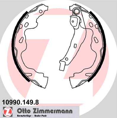 Zimmermann 10990.149.8 - Bremžu loku komplekts www.autospares.lv