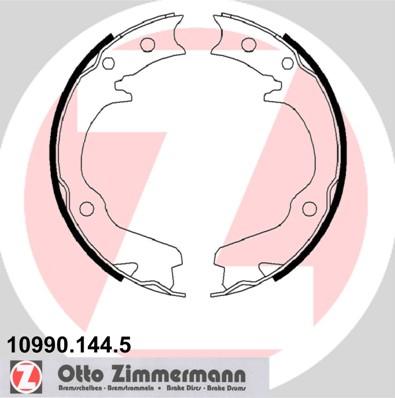 Zimmermann 10990.144.5 - Brake Shoe Set, parking brake www.autospares.lv