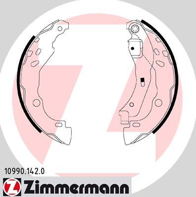 Zimmermann 10990.142.0 - Brake Shoe Set www.autospares.lv