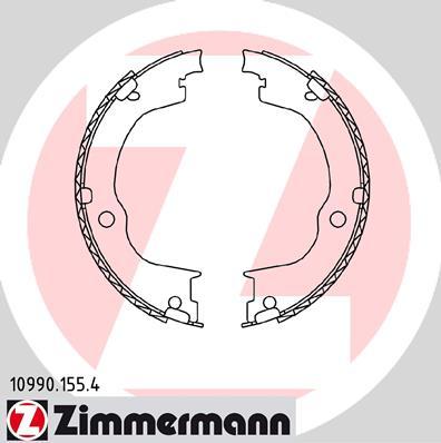 Zimmermann 10990.155.4 - Bremžu loku kompl., Stāvbremze www.autospares.lv