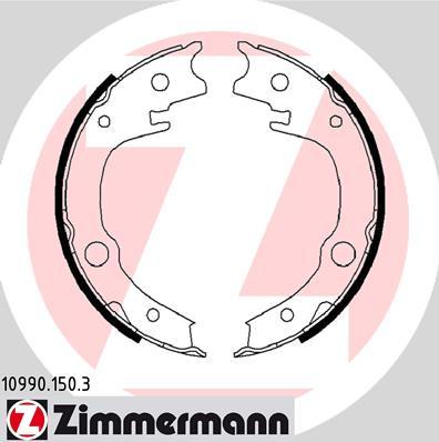 Zimmermann 10990.150.3 - Brake Shoe Set, parking brake www.autospares.lv