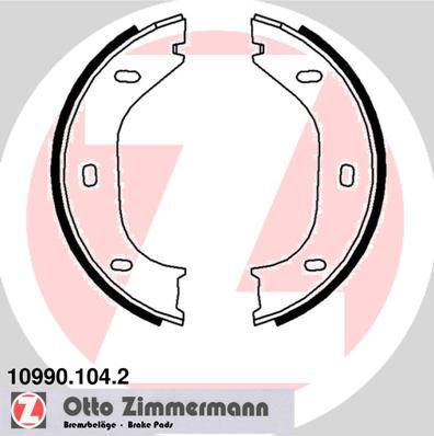 Zimmermann 10990.104.2 - Bremžu loku kompl., Stāvbremze www.autospares.lv