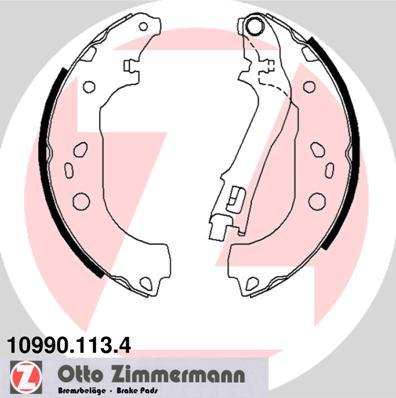 Zimmermann 10990.113.4 - Bremžu loku komplekts www.autospares.lv