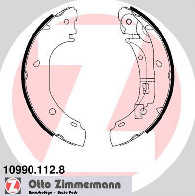 Zimmermann 10990.112.8 - Brake Shoe Set www.autospares.lv