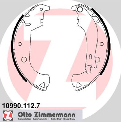 Zimmermann 10990.112.7 - Bremžu loku komplekts autospares.lv