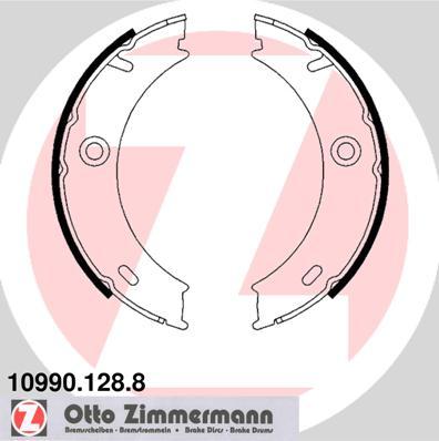 Zimmermann 10990.128.8 - Brake Shoe Set, parking brake www.autospares.lv