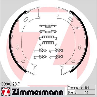 Zimmermann 10990.128.7 - Bremžu loku kompl., Stāvbremze www.autospares.lv