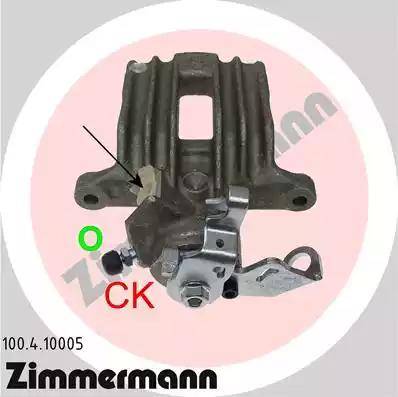 Zimmermann 100.4.10005 - Тормозной суппорт www.autospares.lv