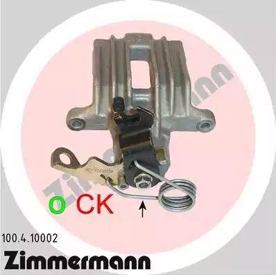 Zimmermann 100.4.10002 - Тормозной суппорт www.autospares.lv