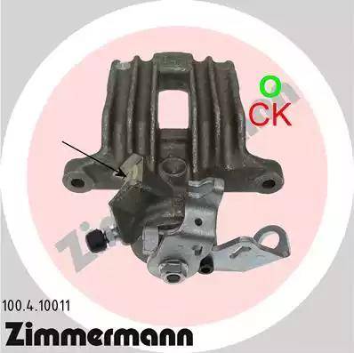 Zimmermann 100.4.10011 - Тормозной суппорт www.autospares.lv