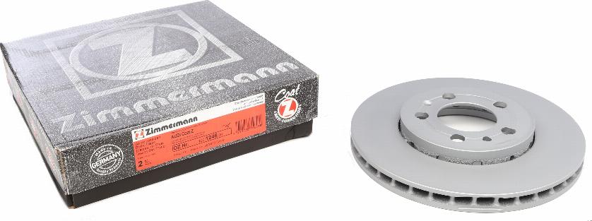 Zimmermann 100.1246.20 - Тормозной диск www.autospares.lv