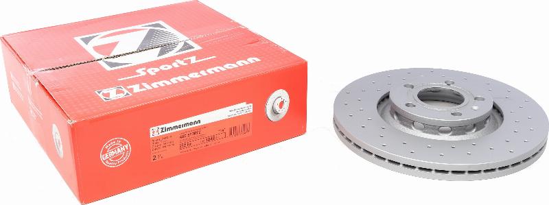 Zimmermann 100.1242.52 - Bremžu diski www.autospares.lv