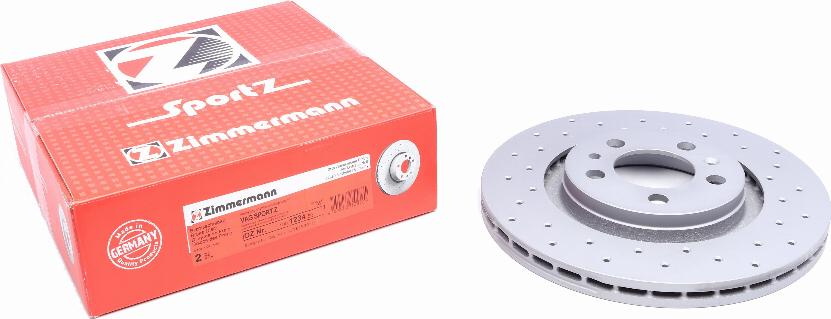 Zimmermann 100.1234.52 - Тормозной диск www.autospares.lv