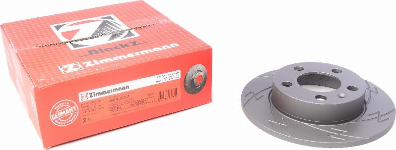 Zimmermann 100.1236.53 - Тормозной диск www.autospares.lv