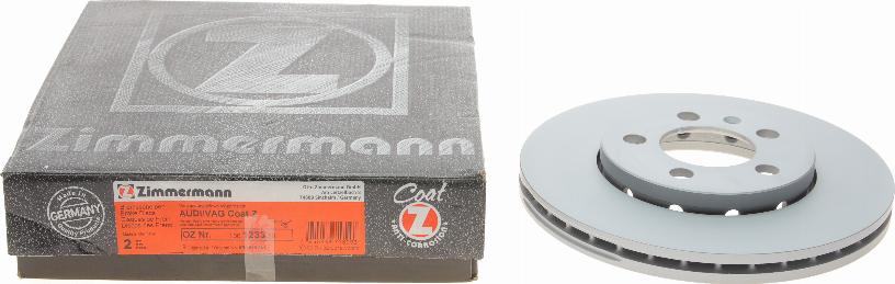 Zimmermann 100.1233.20 - Bremžu diski www.autospares.lv