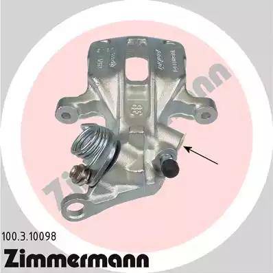 Zimmermann 100.3.10098 - Brake Caliper www.autospares.lv