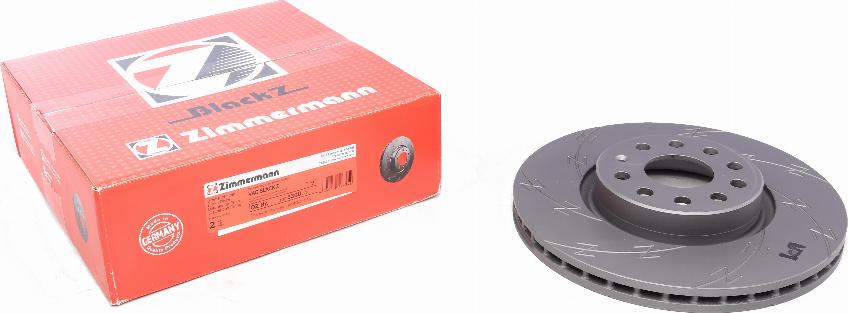 Zimmermann 100.3300.53 - Тормозной диск www.autospares.lv