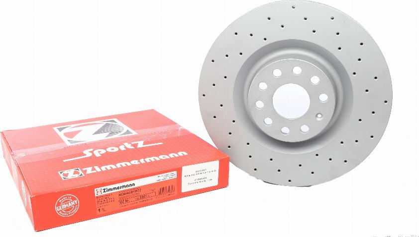 Zimmermann 100.3301.52 - Bremžu diski autospares.lv