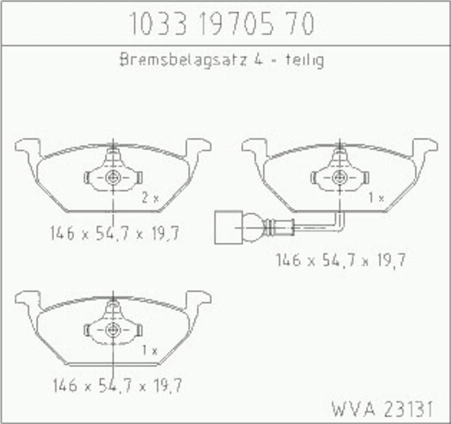 Zimmermann 10331970570 - Bremžu uzliku kompl., Disku bremzes www.autospares.lv