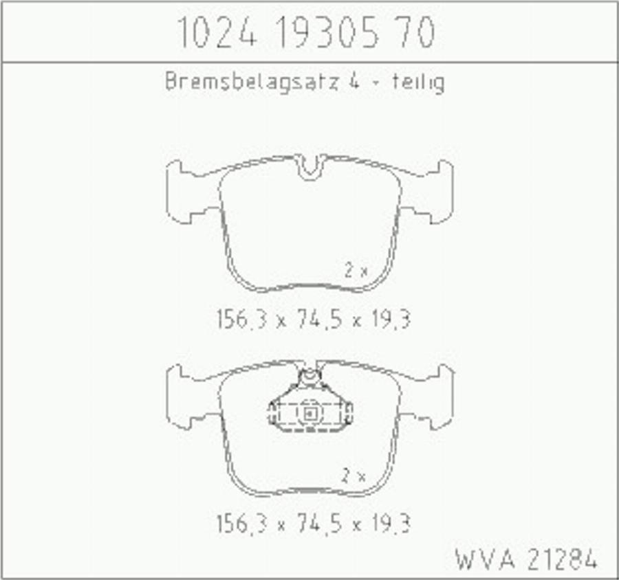 Zimmermann 10241930570 - Bremžu uzliku kompl., Disku bremzes www.autospares.lv