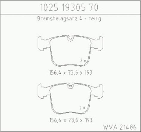 Zimmermann 10251930570 - Bremžu uzliku kompl., Disku bremzes www.autospares.lv