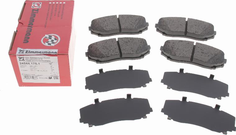 Zimmermann 24544.175.1 - Brake Pad Set, disc brake www.autospares.lv