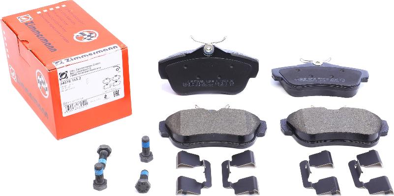 Zimmermann 24578.165.2 - Brake Pad Set, disc brake www.autospares.lv