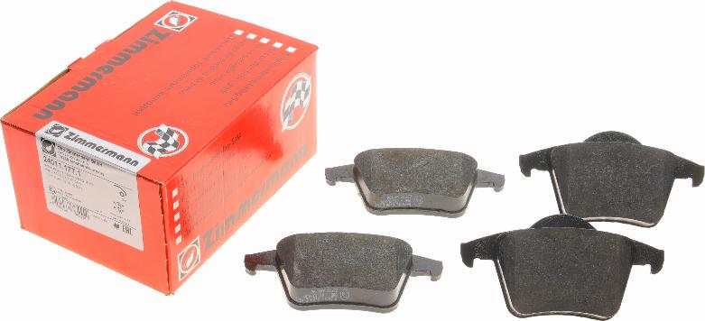 Zimmermann 24011.177.1 - Bremžu uzliku kompl., Disku bremzes www.autospares.lv