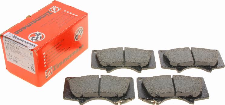 Zimmermann 24024.170.1 - Brake Pad Set, disc brake www.autospares.lv