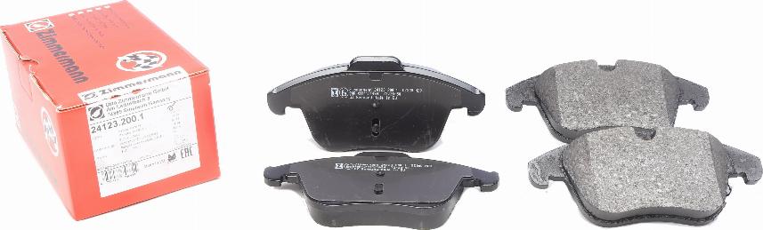 Zimmermann 24123.200.1 - Brake Pad Set, disc brake www.autospares.lv