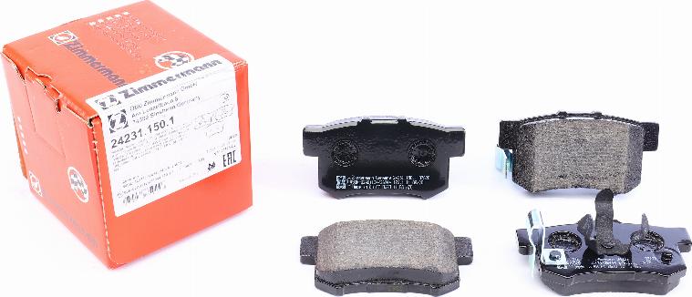 Zimmermann 24231.150.1 - Brake Pad Set, disc brake www.autospares.lv