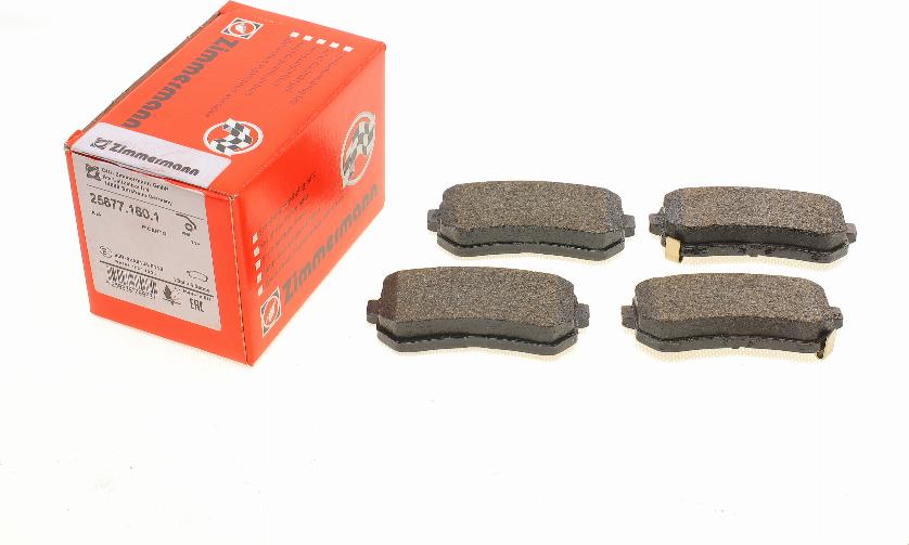 Zimmermann 25677.160.1 - Brake Pad Set, disc brake www.autospares.lv